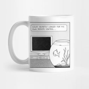 Bored goldfish Mug